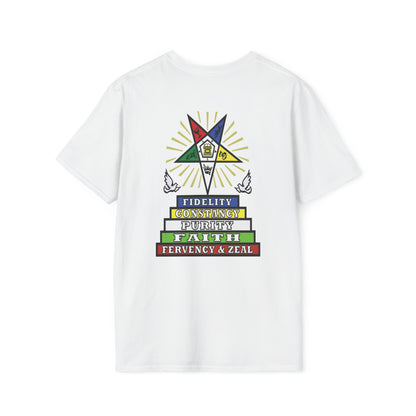 Eastern Star / OES Two Side Print Adult Unisex Softstyle T-Shirt