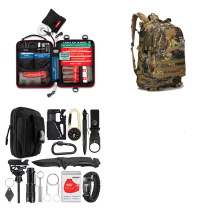 Outdoor Camping and Emergency Multi-Function Kit Wild Survival Equipment Sos Self-Defense Supplies