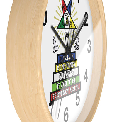 Order Of The Eastern Stars / OES Wall Clock