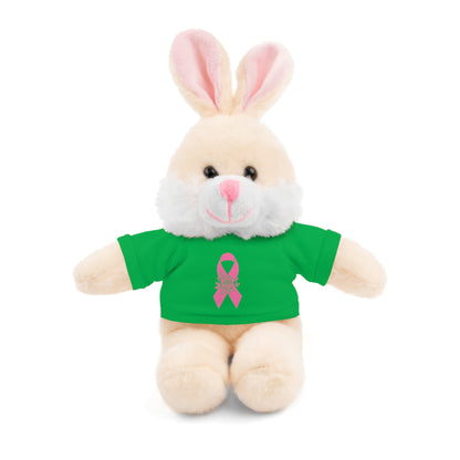 Cancer Awareness Stuffed Animals with Tee-Boy Girl- Man Woman