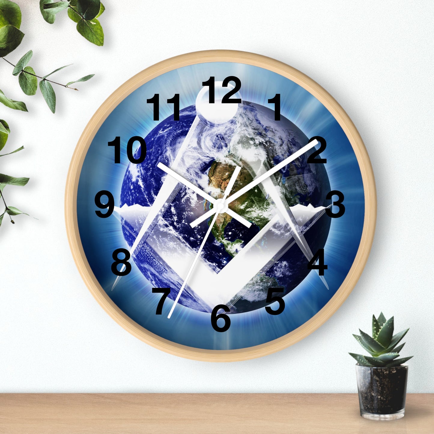 Mason, Masonic Wall Clock