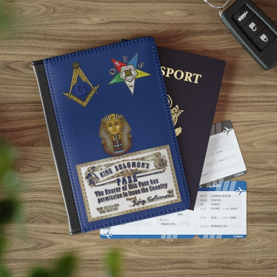 King Soloman Pass -Mason Eastern Star Passport Cover