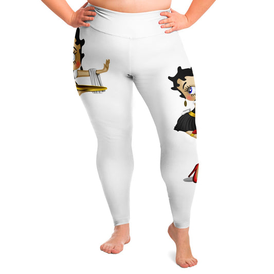 Betty Boop Plus Size Legging - AOP