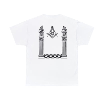 Master Mason Classic Two Side Print Unisex Heavy Cotton Tee