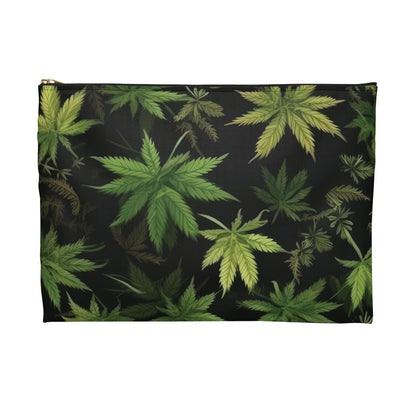 Weed Printed All Over Print Accessory Pouch