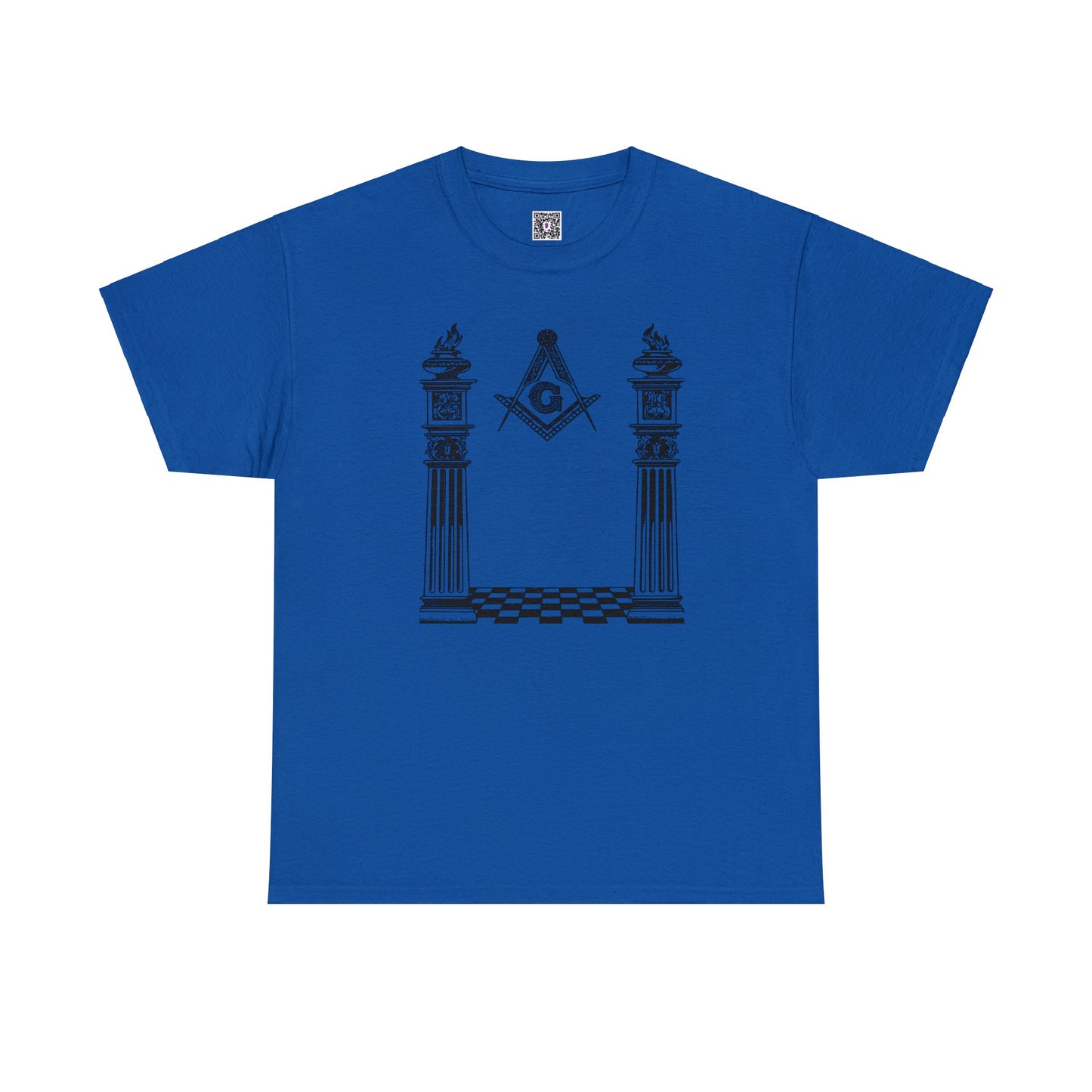 Master Mason Classic Two Side Print Unisex Heavy Cotton Tee