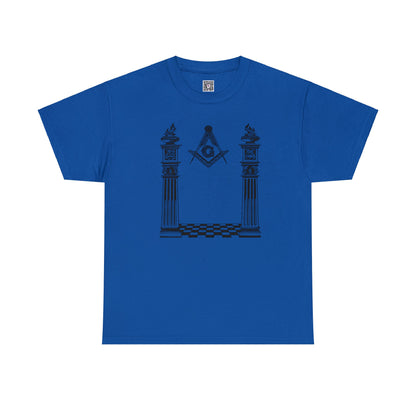 Master Mason Classic Two Side Print Unisex Heavy Cotton Tee