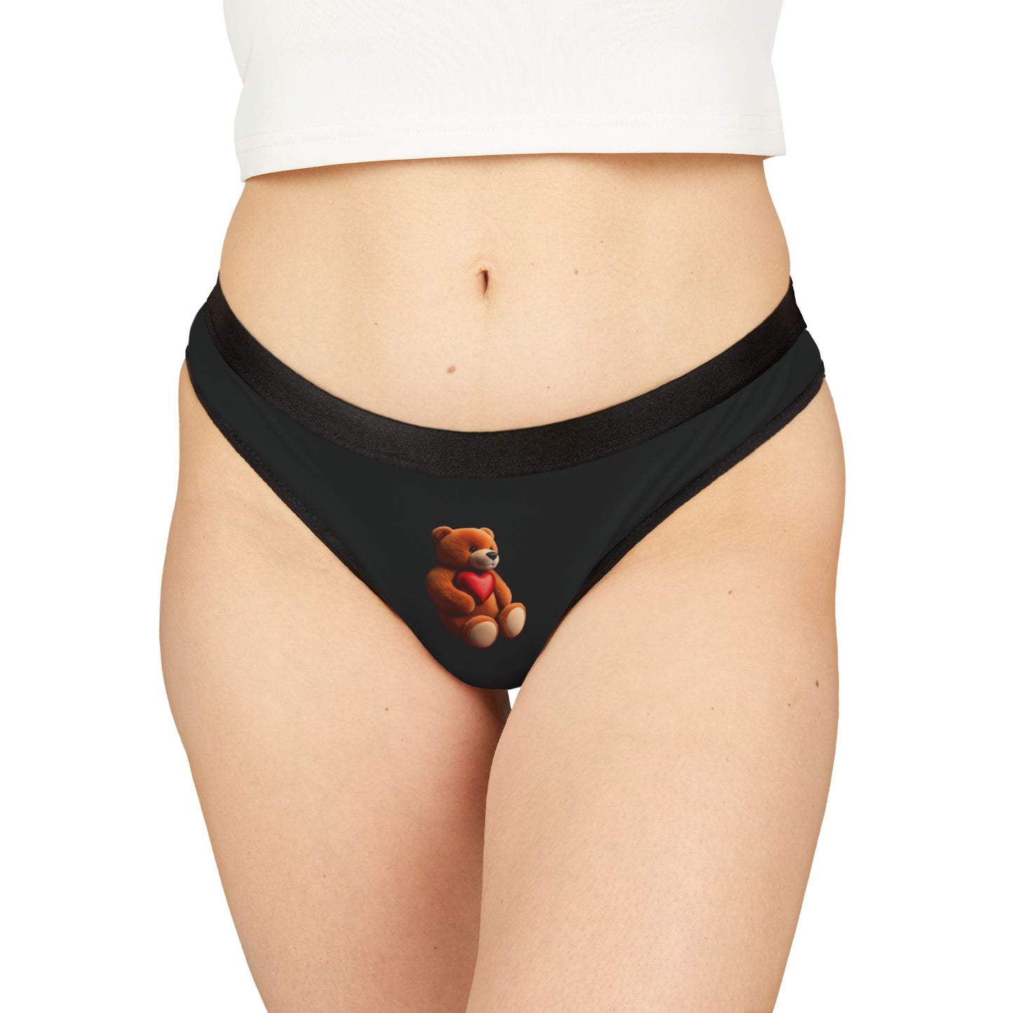 Bear With Valentine Women's Thongs