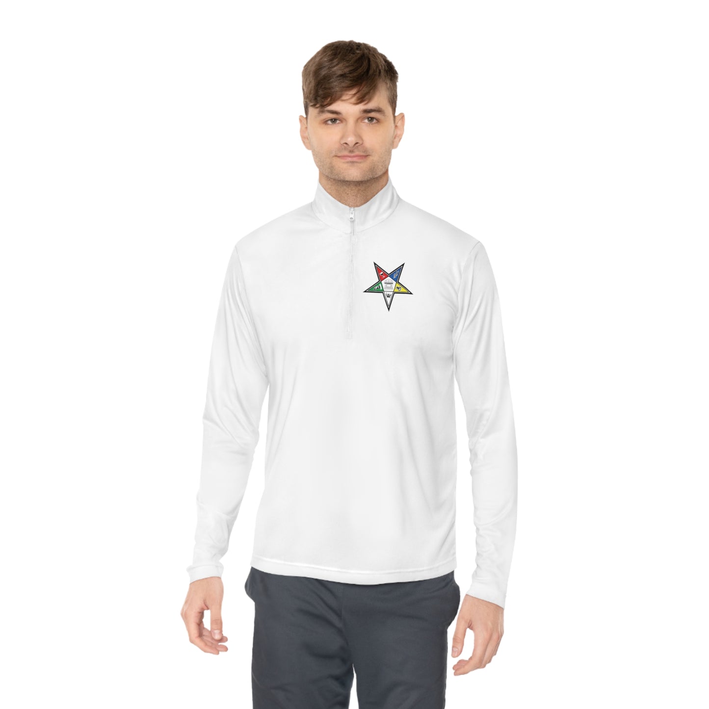 Order Of The Eastern Stars , OES Unisex Quarter-Zip Pullover