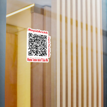 Custom QR Code Kiss-Cut Vinyl Decals