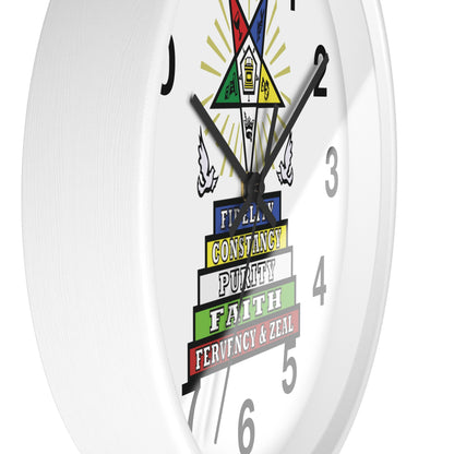 Order Of The Eastern Stars / OES Wall Clock