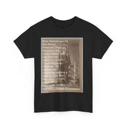 Black History US Marshal Bass Reeves Tee