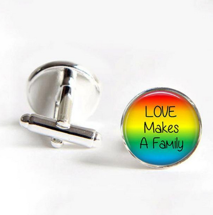 Gay Pride Cufflinks- Man Or Woman