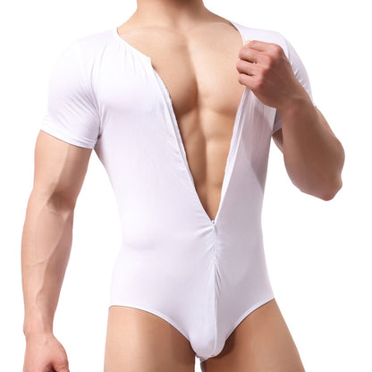 Men's Slim  Bodysuit T-Shirt