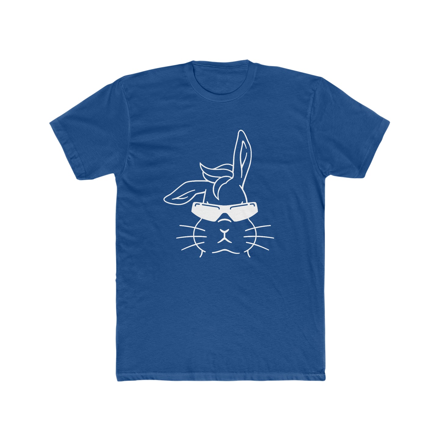 Cool Bunny Easter  Unisex Cotton Crew Tee