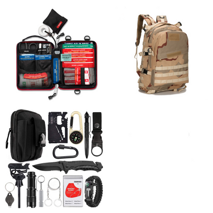 Outdoor Camping and Emergency Multi-Function Kit Wild Survival Equipment Sos Self-Defense Supplies