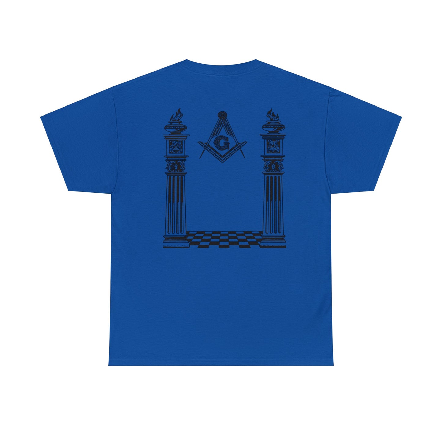 Master Mason Classic Two Side Print Unisex Heavy Cotton Tee