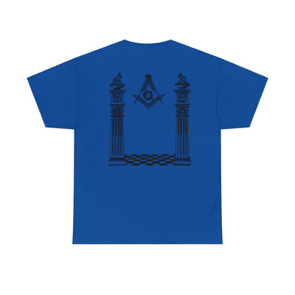 Master Mason Classic Two Side Print Unisex Heavy Cotton Tee