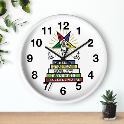 Order Of The Eastern Stars / OES Wall Clock