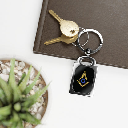 Master Mason Rectangle Keyring