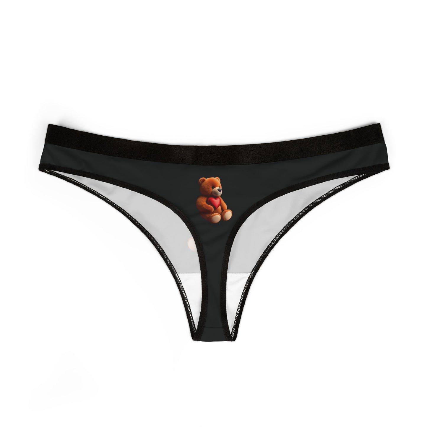 Bear With Valentine Women's Thongs