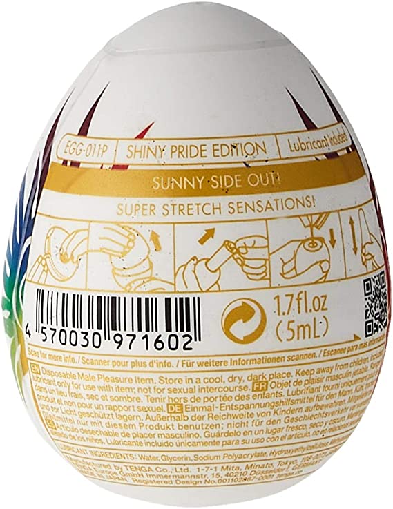 Tenga Egg Shiny Pride Edition Masturbador Masculino 