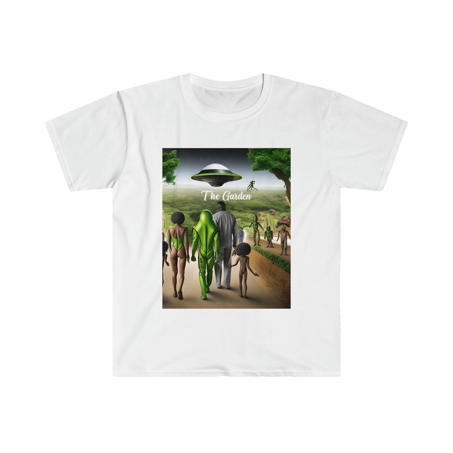 Camiseta Softstyle unisex para adulto 'The Garden'
