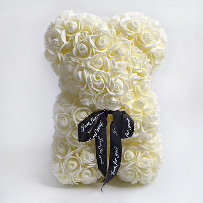 Easter Gift Rose Bear Eternal Flower Rose Teddy Bear PE Foam Bear from 9.843" Valentines Day