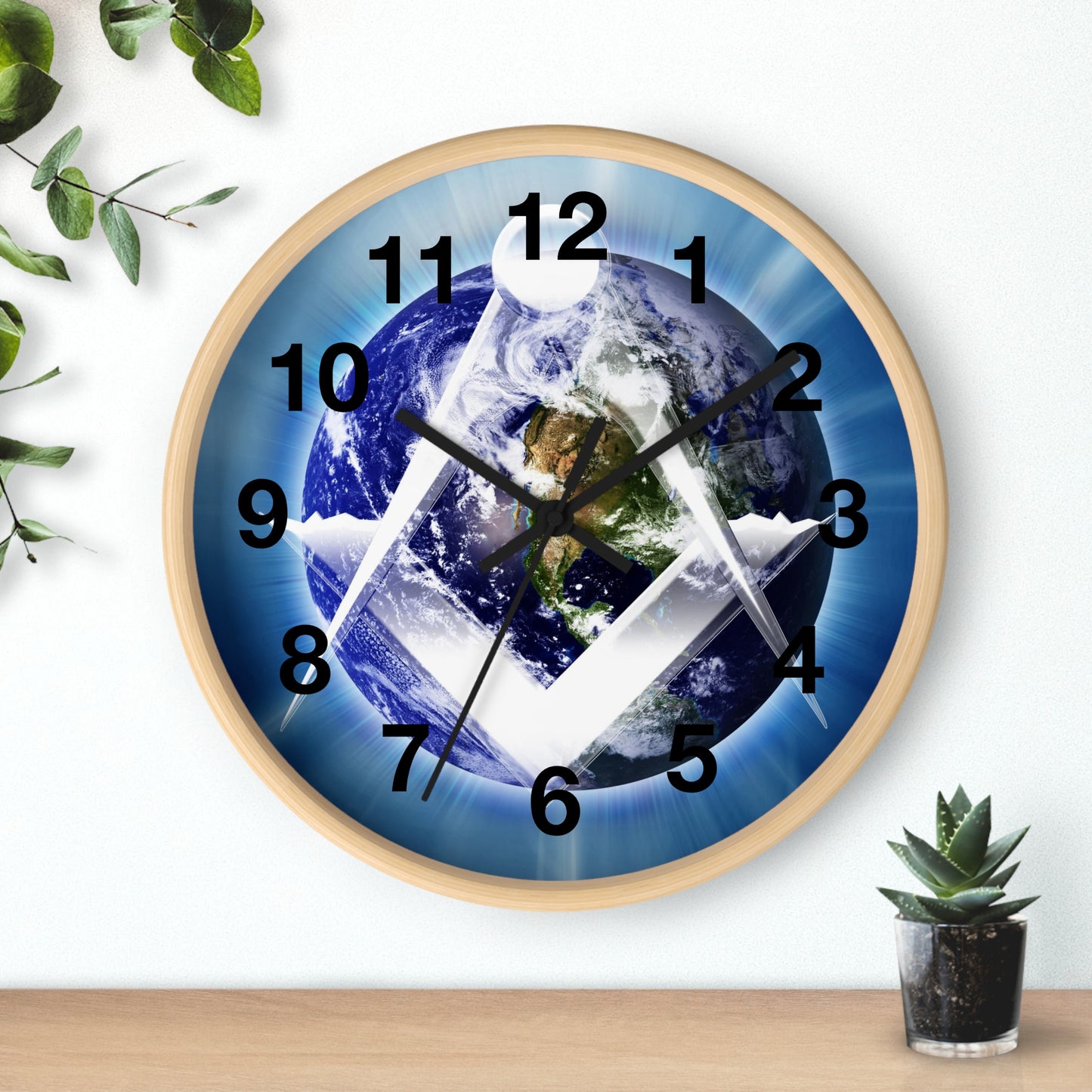 Mason, Masonic Wall Clock