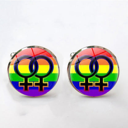 Gay Pride Cufflinks- Man Or Woman