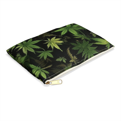 Weed Printed All Over Print Accessory Pouch