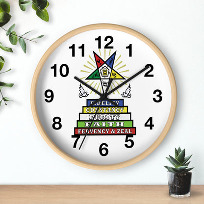 Order Of The Eastern Stars / OES Wall Clock