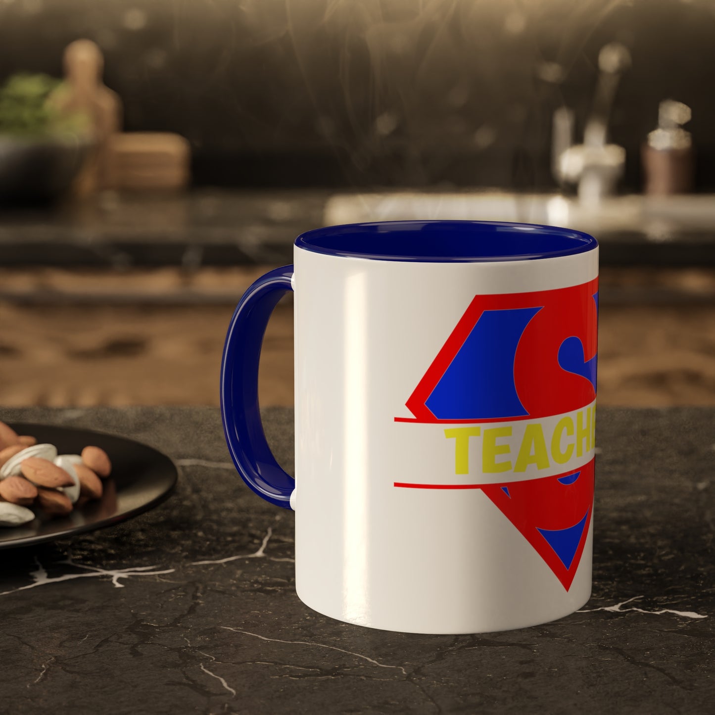 Super Teacher - Color Interior Mugs, 11oz