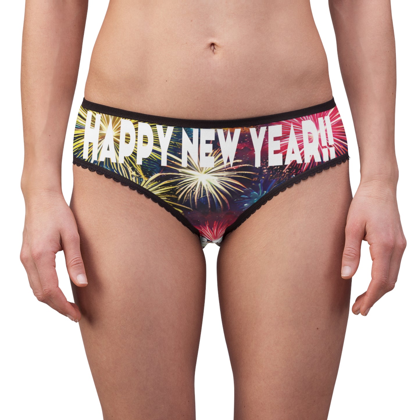 Happy New Year Women's Panties All Over Print