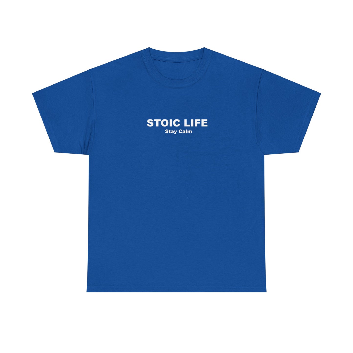 Stoic Life stay calm T-Shirt, Meditation Shirt, Mindfulness Tee, Zen Apparel, Yoga Top, Mental Health Clothing