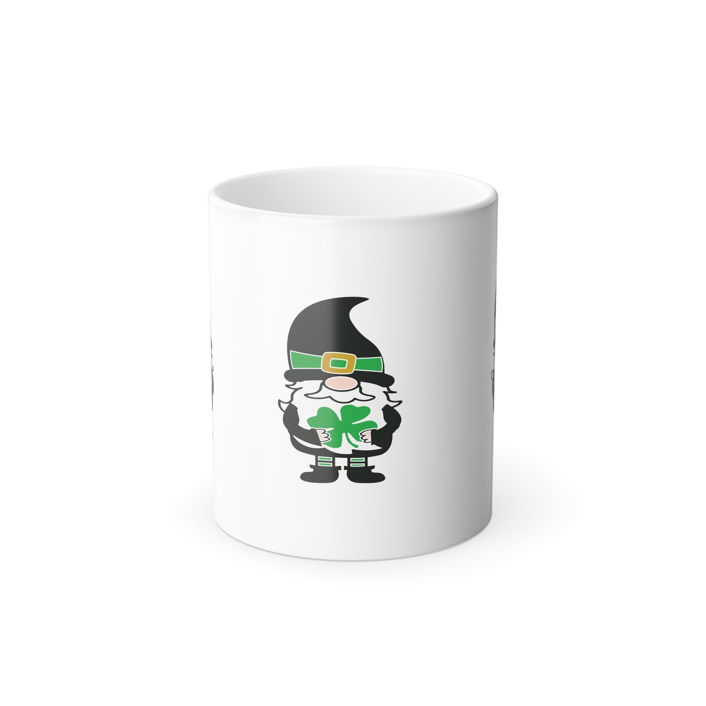 Irish Gnome St. Patrick's Day Color Morphing Mug, 11oz