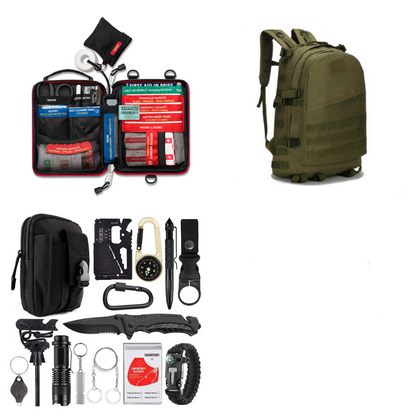 Outdoor Camping and Emergency Multi-Function Kit Wild Survival Equipment Sos Self-Defense Supplies