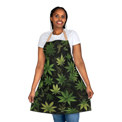 Weed Print Apron All Over Print