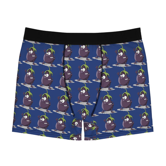 Waving Egg Plant- All Over Print Men's Boxer Briefs