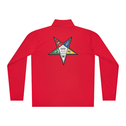 Order Of The Eastern Stars , OES Unisex Quarter-Zip Pullover