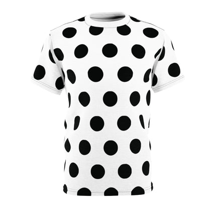 Polka Dot Printed 6oz Adult Male or Female T-shirt