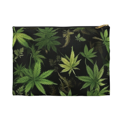 Weed Printed All Over Print Accessory Pouch