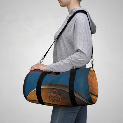 Palmed Basketball All Over Print Duffel Bag