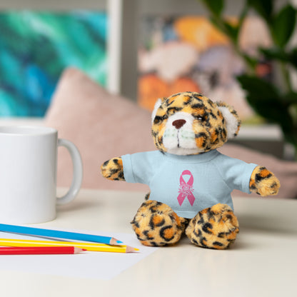 Cancer Awareness Stuffed Animals with Tee-Boy Girl- Man Woman