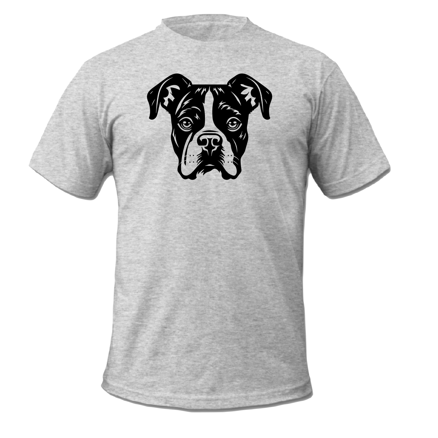 Boxer Dog Printed- Adult Man or Woman Short Sleeve T-shirt