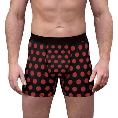 Polka Dot Men's Boxer Briefs All Over Print