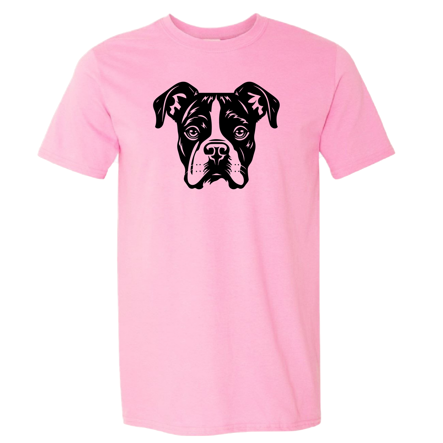 Boxer Dog Printed- Adult Man or Woman Short Sleeve T-shirt