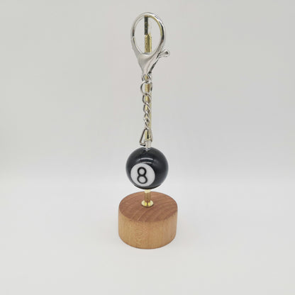 8 Ball Billiard Keychain