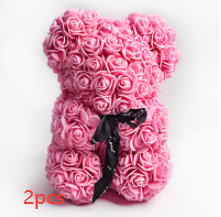 Easter Gift Rose Bear Eternal Flower Rose Teddy Bear PE Foam Bear from 9.843" Valentines Day