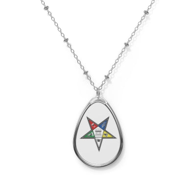 Order Of The Eastern Star / OES Oval Necklace